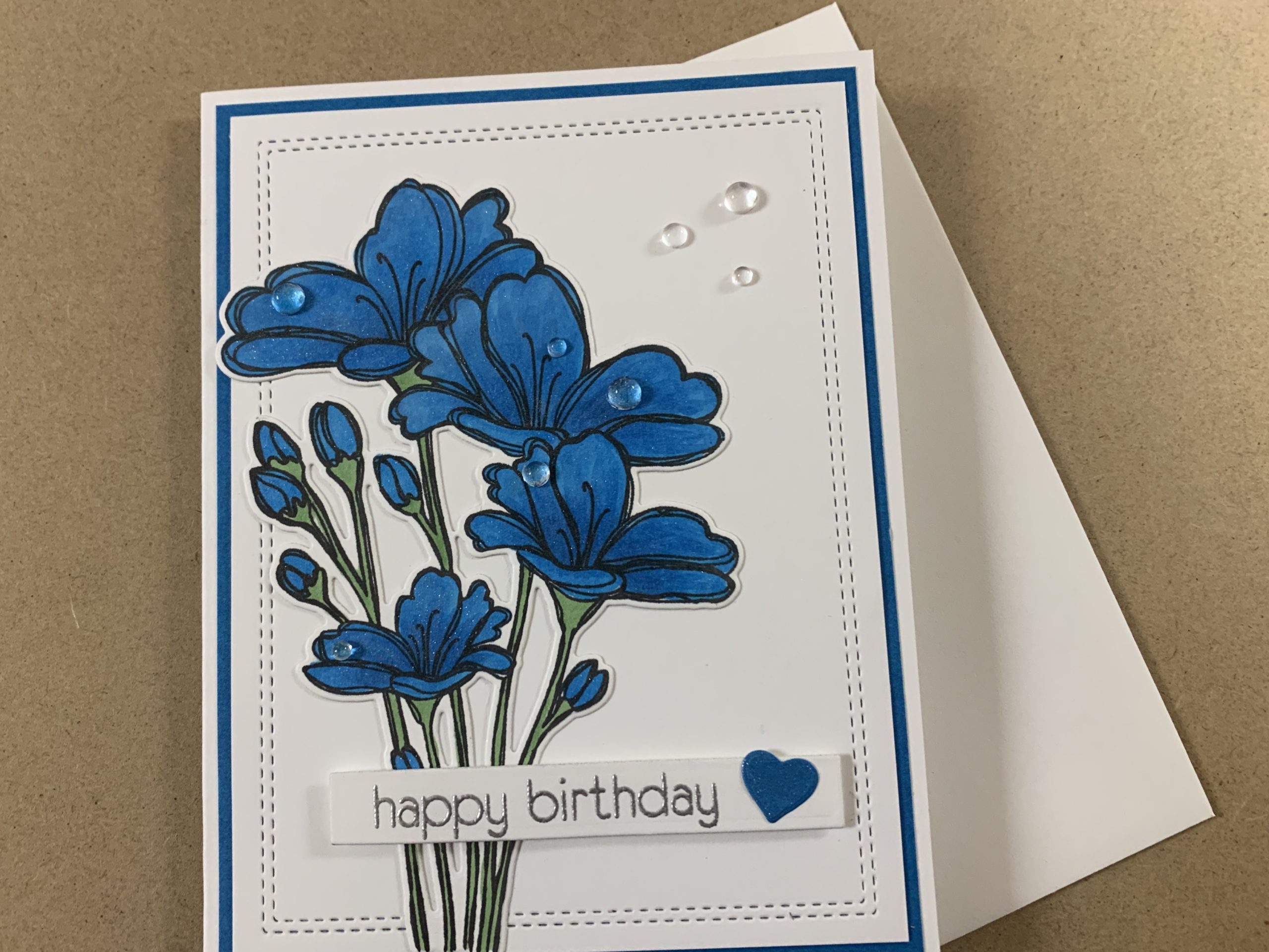 Read more about the article This is a beautiful Floral Birthday Card!